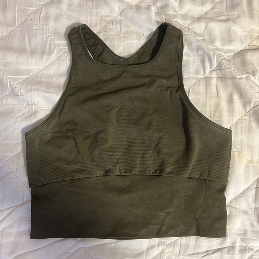 Free People Movement Green Sports Bra/Top